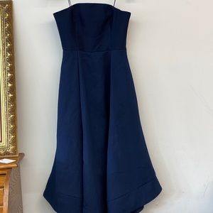 Tuckernuck CMEO Collective We Woke Up navy dress Size L.